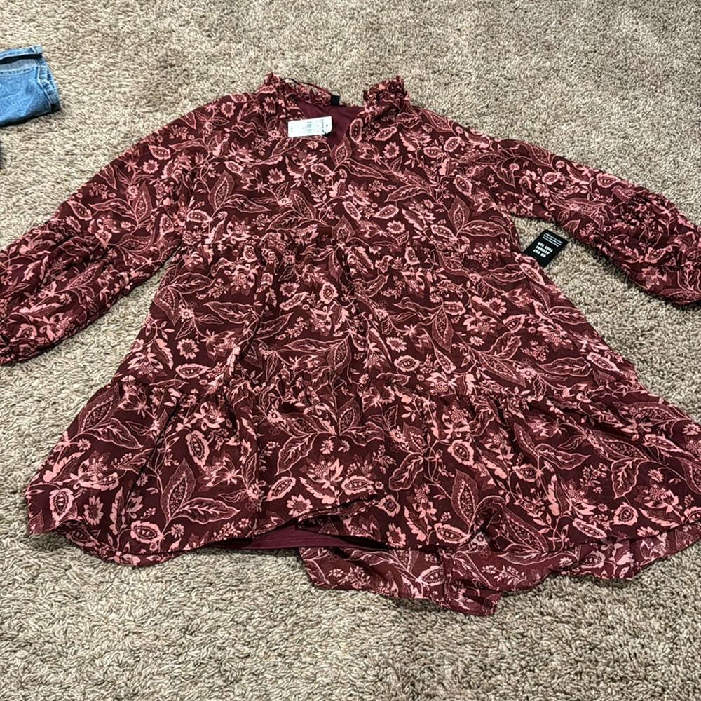 BRAND NEW long sleeve fall dress